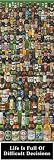 Life Is Full Of Difficult Decisions - Door Poster (Beers Of The World) (Size: 21'' x 62'')
