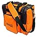 KAZE SPORTS Deluxe Bowling Bag for Single Ball - Tote Bag with Two Side Pockets (Orange Purple)