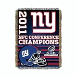 2011 Giants NFC Championship 051 "Commemorative" 48"x 60" Tapestry Throw (NFL)