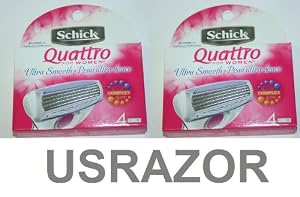 Schick Quattro for Women Refill Cartridges, 8 Cartridges