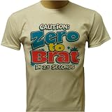 Caution, Zero To Brat in 2.5 Seconds YOUTH T-shirt, Funny Kids T-shirts