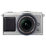 Olympus PEN E-P1 12.3 MP Micro Four Thirds Interchangeable Lens Digital Camera with 14-42mm f/3.5-5.6 Zuiko Digital Zoom Lens (Silver Body/Black Lens)