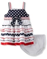 Bonnie Baby Girls' Stars And Ribbon Stripe Sundress
