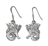 Rhiannon Celtic Dragon Earrings