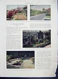 Garden Perfume Flowers Passy French Print 1933