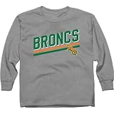 NCAA Texas Pan American Broncos Youth Rising Bar Long Sleeve T-Shirt - Ash