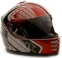 Youth Full Face Helmet -- Red