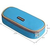 Homecube Magic Good Design Big Capacity Pencil Case Pencil Holder Practical Students Stationery (Blue)