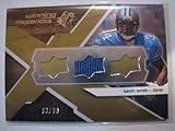 2008 Upper Deck SPx Kevin Smith Lions Winning Materials GU Jersey Serial #'d Insert BV $6
