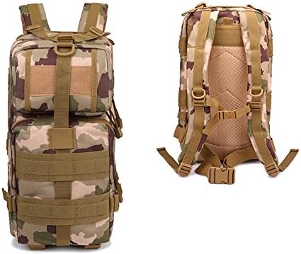 Outdoor Warriors Camouflage men outdoor climbing bag backpack sports camping hiking backpack bag female travel bag (CP Camouflage)