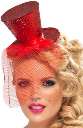 Fever Mini Top Hat Glitter Costume