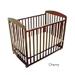 Athena Mya Mini Crib - Cherry (Cherry) (40"W x 34"H x 26"D)