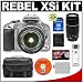 Canon EOS Digital Rebel XSi 12.2-Megapixel SLR Camera & Canon EFS 18-55mm f/3.5-5.6 IS Zoom Lens + Canon EF 75-300mm f/4-5.6 III Zoom Lens + 4GB SD Memory Card + LP-E5 Battery + Case + Cameta Bonus Accessory Kit