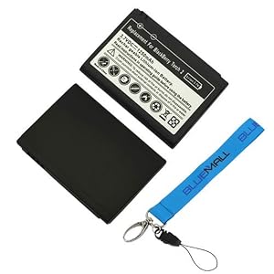 Gtmax Standard Replacement Lithium-ion Battery – 1250mah for Blackberry Torch 2 4G 9810 (Free Gift Bluemall Wrist Strap Lanyard)