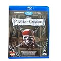 Pirates des Cara�bes - La quadrilogie : La mal�diction du Black Pearl + Le secret du coffre maudit + Jusqu'au bout du monde + La fontaine de Jouvence - Coffret 5 Blu-ray [Blu-ray]