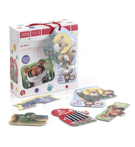 My First Counting Animals Textured Puzzles