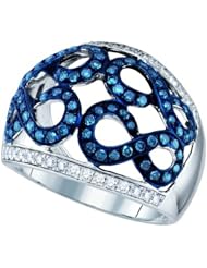 1.00CT BLUE DIAMOND FASHION RING