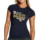 Yellow Jacket T Shirt : Georgia Tech Yellow Jackets Ladies Navy Blue Orange Bowl Bound T Shirt