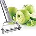 Bru Joy Ultra-Sharp Dual Blade Vegetable Julienne Peeler All Stainless Steel - Dish-Washer Safe