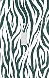 Zebra Veritcal Flame Skin Stripe Print Decorative Switchplate Cover
