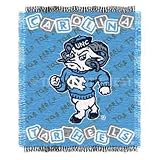 North Carolina Tar Heels Triple Woven Jacquard NCAA Throw (044 Series) by Northwest (36x48)