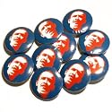Pack of 10 Blue Obama Buttons