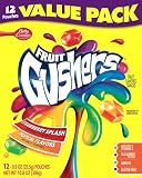 Fruit Gushers Fruit Flavored Snacks, Variety Pack, 12-Count Pouches (Pack of 6)