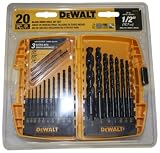 DeWalt DW1177 Oxide Metal Drilling Set, Black 20-Pieces