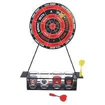 Trink Dartspiel mit 4 Gl&auml;sern