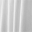 York Fabric Shower Curtain- White