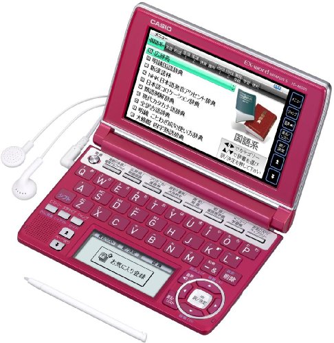 CASIO Ex-word 電子辞書 XD-A6500RD レッド 多辞書総合モデル ツインタッチパネル 音声対応 100コンテンツ 日本文学300作品/世界文学100作品収録 Blanview (ブランビュー) カラー液晶搭載