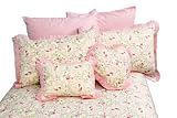 Girls Floral Twin Duvet Cover Set 3 Pc Set