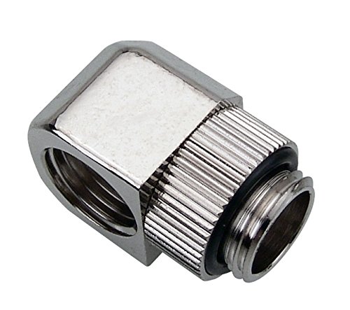 Koolance NZL-LXG1 Fitting Single, Swiveling Elbow, G 1/4 BSPP