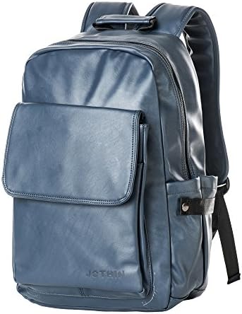 Jothin X505 Casual PU Leather Backpack with Vintage Waterproof School College