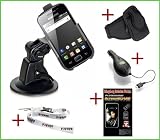 Produkt-Bild: DAS ORIGINAL YAYAGO STARTER SET F&Uuml;R Ihr Samsung Galaxy Ace S5830 : Halter ***VIBRATIONSFREI*** KFZ Halterung 360 grad drehbar f&uuml;r Ihr Samsung Galaxy Ace S5830 KFZ Halter Autohalterung + Kfz Ladekabel MIT AUFROLLFUNKTION f&uuml;r Ihr Samsung Galaxy Ace S5830 + Displayschutzfolie f&uuml;r Ihr Samsung Galaxy Ace S5830 + Sportliche Oberarmtasche f&uuml;r z.B. mp3 Player + yayago Lanyard