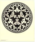 M.C. Escher - Circle Limit IV - Art Poster - 22 x 26