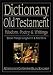 Dictionary of the Old Testament: Wisdom, Poetry and Writings