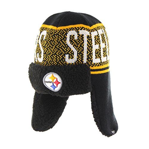 NFL Pittsburgh Steelers '47 Asteroid Sherpa Knit Beanie, Black, One Size