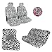 12 Piece Safari Zebra Animal Print Auto Interior Gift Set