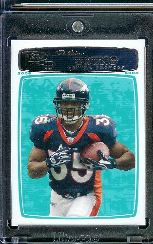 2008 Topps Rookie Progression # 82 Selvin Young - Denver Broncos - NFL Football Trading Cards
