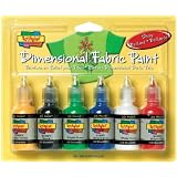 Scribbles Dimensional Fabric Paint 1 Ounce 6/Pkg-Shiny