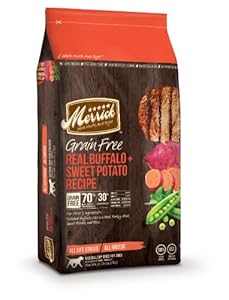 Merrick Grain Free 25-Pound Real Buffalo and Sweet Potato Dog Food, 1 Bag