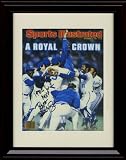 Framed Bret Saberhagen Sports Illustrated Autograph Print - Royals Champs! - 11/4/1985