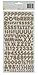 Dear Lizzy 5th & Frolic Thickers Alphabet Stickers-Glitter Foam Fox/Gold