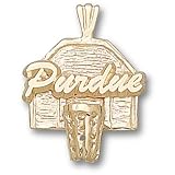 Purdue University Purdue Backboard Pendant (Gold Plated)