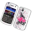 RIM BlackBerry Tour 9630 & Tour2 9650 Verizon/Sprint Snap-on Protector Hard Case Image Cover "Sweethearts" Design