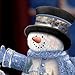 Thomas Kinkade Victorian Christmas Snowman Figurine by The Bradford Editions
