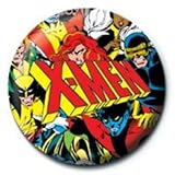 《MARVEL/X-MEN（LOGO）》1インチ缶バッジ ☆アメコミファッショングッズ通販☆
