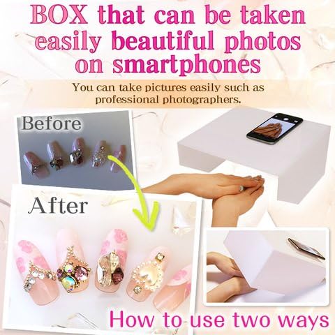 BOX that can be taken easily beautiful photos on smartphones.For nail salons,room,spa,bar.For manicurist.For Handmade artist.