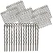 Silver Plated Hair Combs - Fun Craft Beading Project 1 3/4 Inches (6)